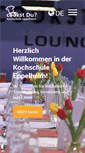 Mobile Screenshot of kochschule-eppelheim.de